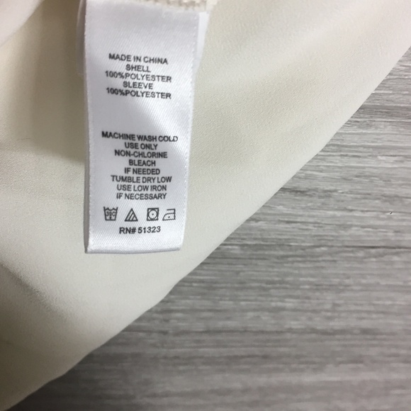 1.State Off the Shoulder Sheer Chiffon Blouse - Picture 7 of 8